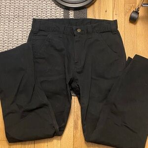 Carhartt Men's Black Twill Pants